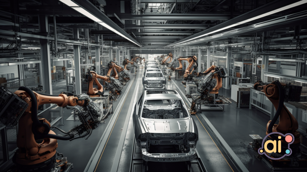 IA para empresas - fábrica de automótivles